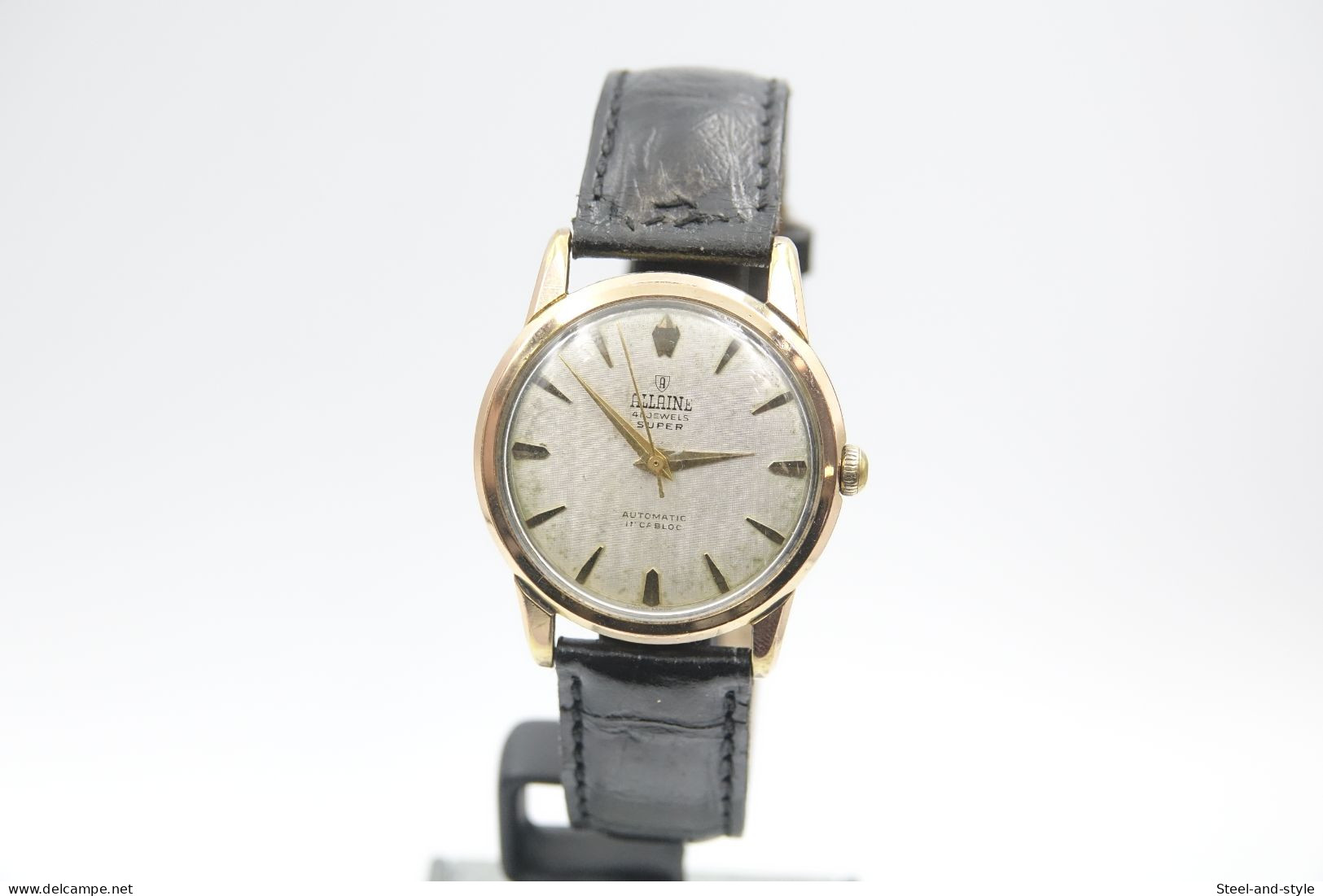 watches : ALLAINE 41 JEWELS SUPER AUTOMATIC - original 1960's - swiss made - running - excelent condition