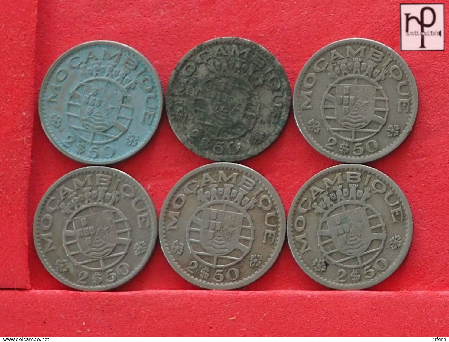 MOZAMBIQUE  - LOT - 6 COINS - 2 SCANS  - (Nº58126) - Lots & Kiloware - Coins
