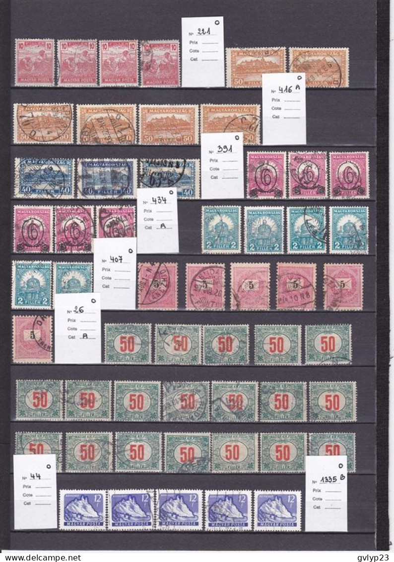 UN LOT DE 344 TIMBRES OBLITéRéS ( MULTIPLES ) - Collections