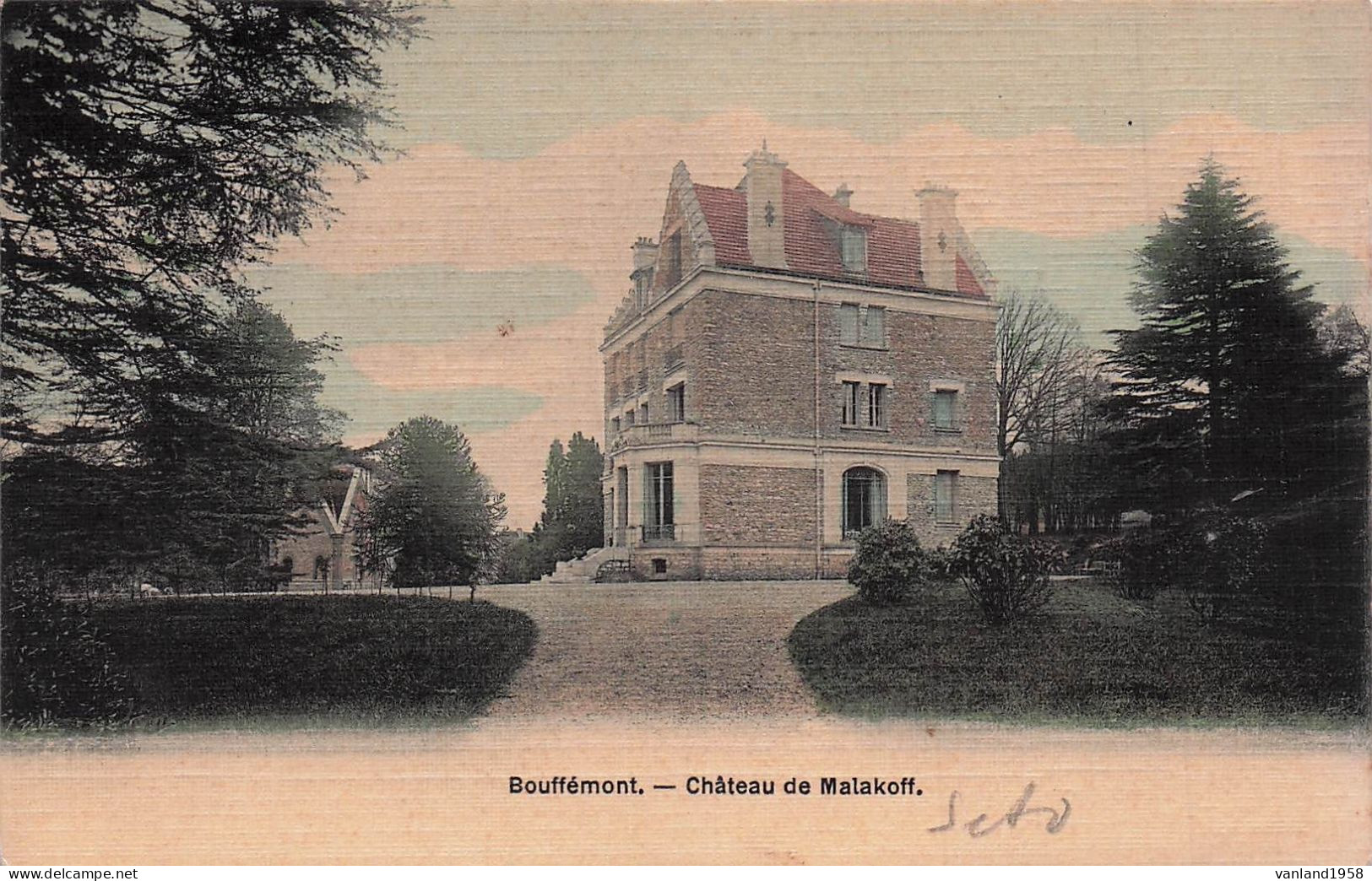 BOUFFEMONT-château De Malakoff (colorisé) - Bouffémont