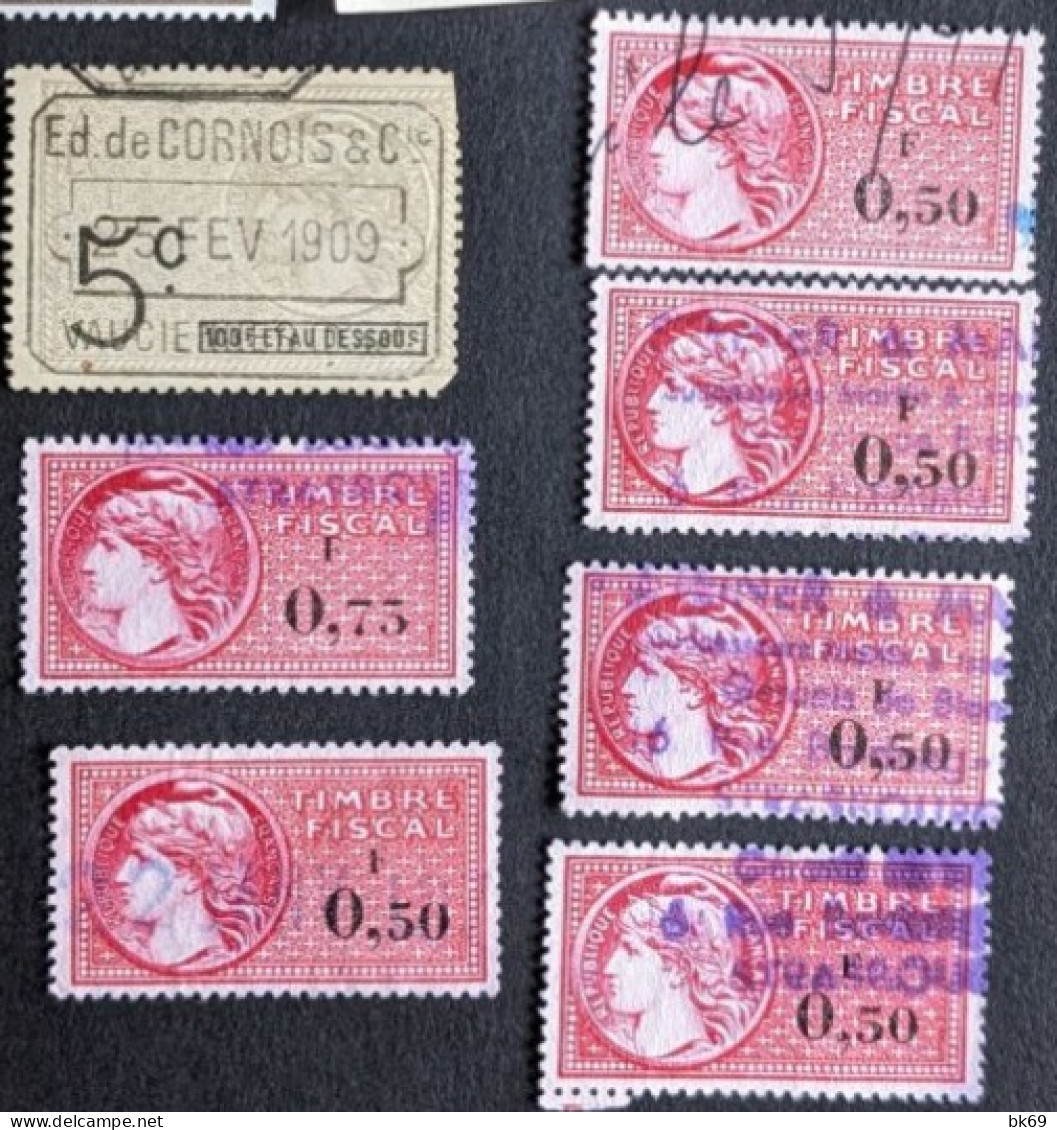 Lot 11 Timbres Fiscaux - Zegels