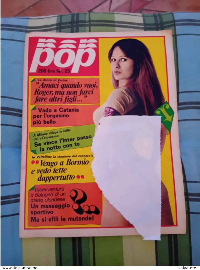 RIVISTA POP- NUMERO 25- LIRE 200 - Cine