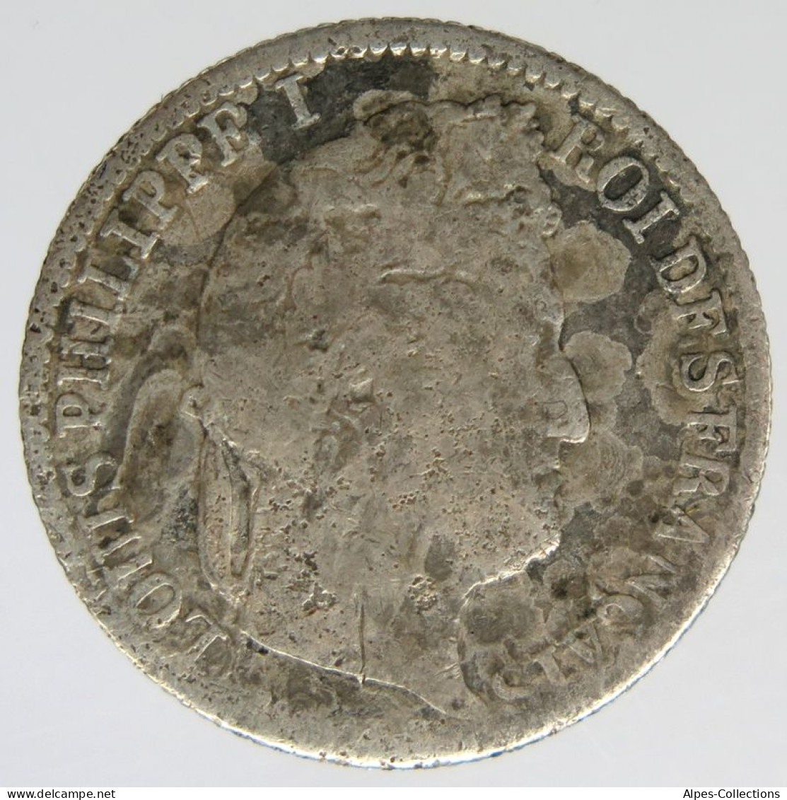 F18250.1 - FRANCE - Demi-franc Louis Philippe - 1834 Q - 1/2 Franc