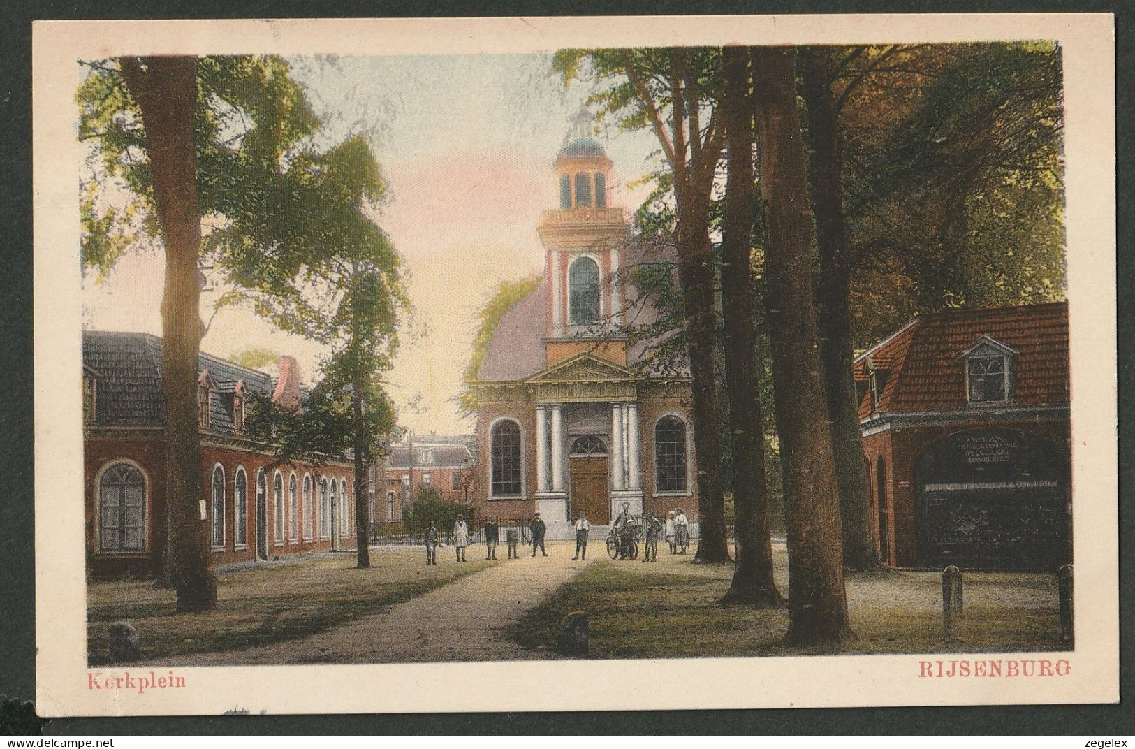 Rijsenburg (Driebergen) Kerkplein Rond 1920 - Driebergen – Rijsenburg