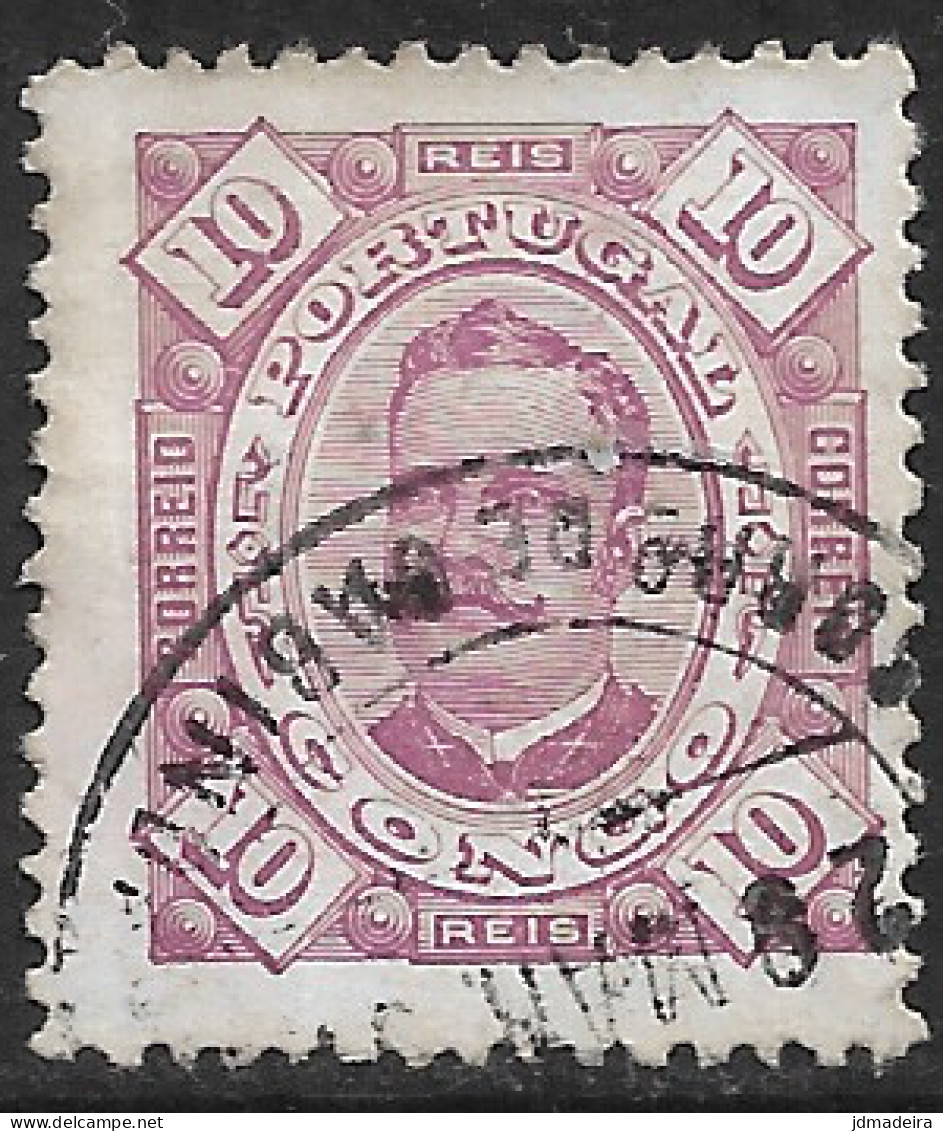 Portuguese Congo – 1894 King Carlos 10 Réis Used Stamp - Congo Portugais