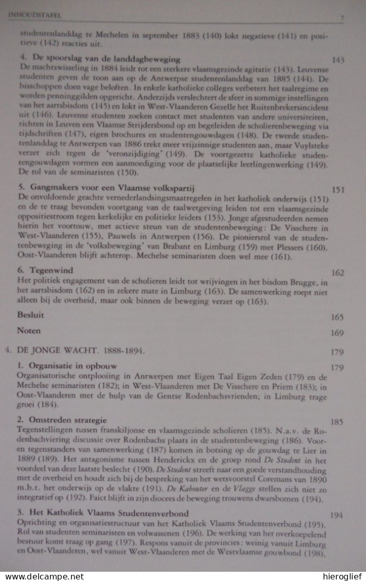 BEWOGEN JEUGD - Vlaanderen 1830-1895 Ontstaan En Ontwikkeling Vd Vlaamse Studenten Beweging Door Lieve Gevers ° Turnhout - Geschichte