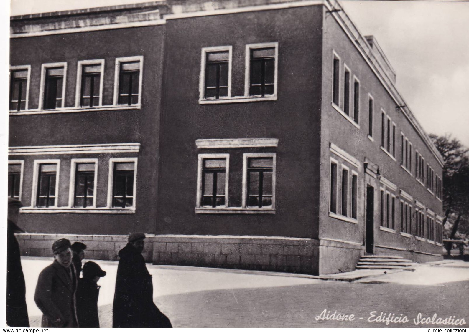 Cartolina Aidone ( Enna ) Edificio Scolastico - Enna