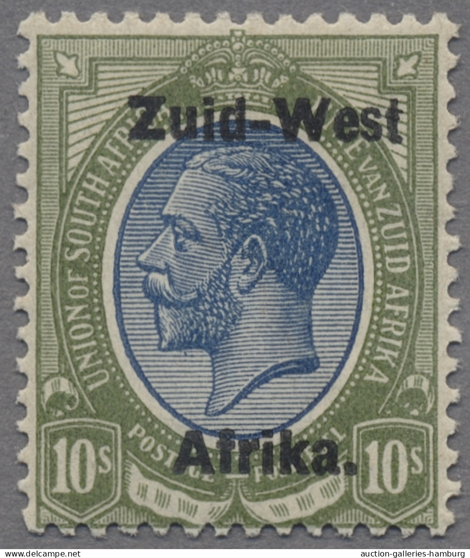 South West Africa: 1923, The First Issue Complete, Hinged Set In High Standard Q - South West Africa (1923-1990)