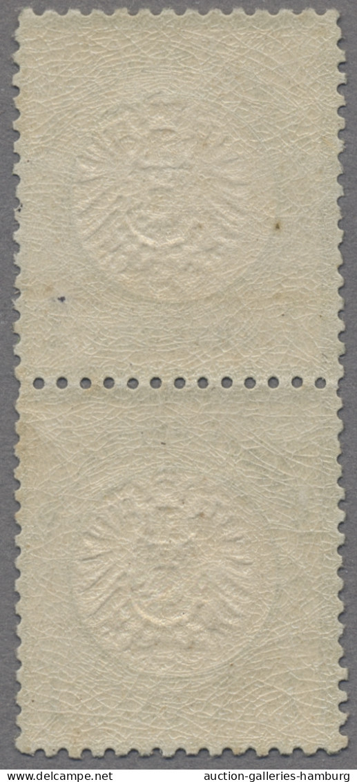 Deutsches Reich - Brustschild: 1872, Großer Brustschild, 1 Kr. Gelblichgrün, Sen - Unused Stamps