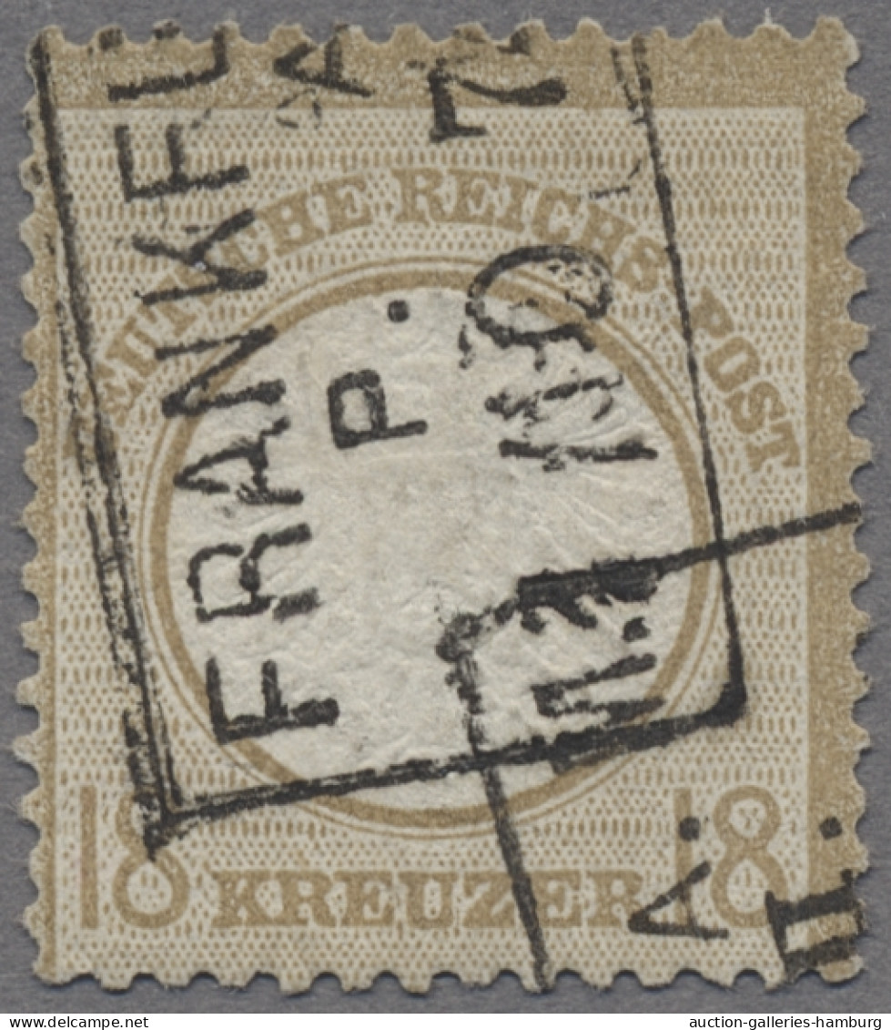 Deutsches Reich - Brustschild: 1874, Großer Brustschild, 18 Kr. Ockerbraun, Sehr - Used Stamps