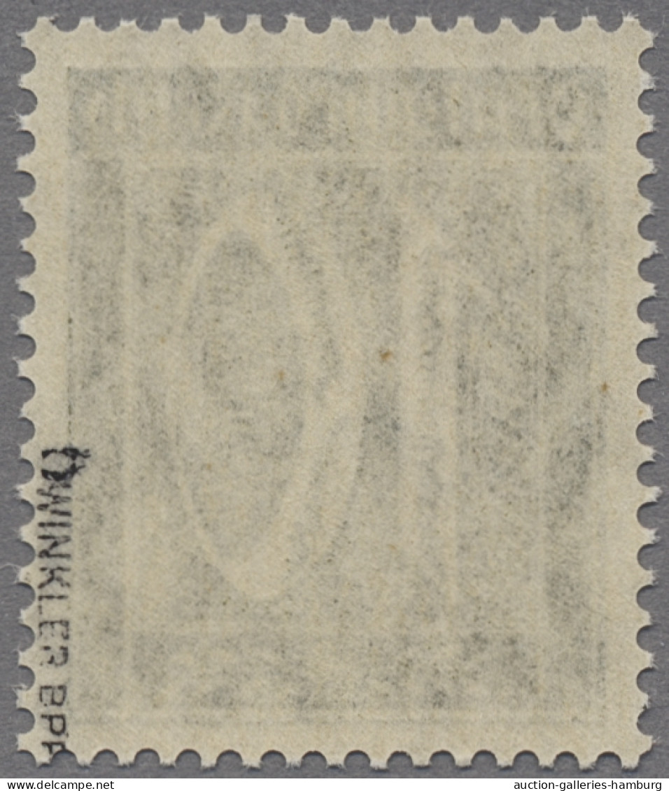 Deutsches Reich - Inflation: 1921, Freimarken Mit Wz. 1, 10 Pfg. Ziffer In Der G - Unused Stamps