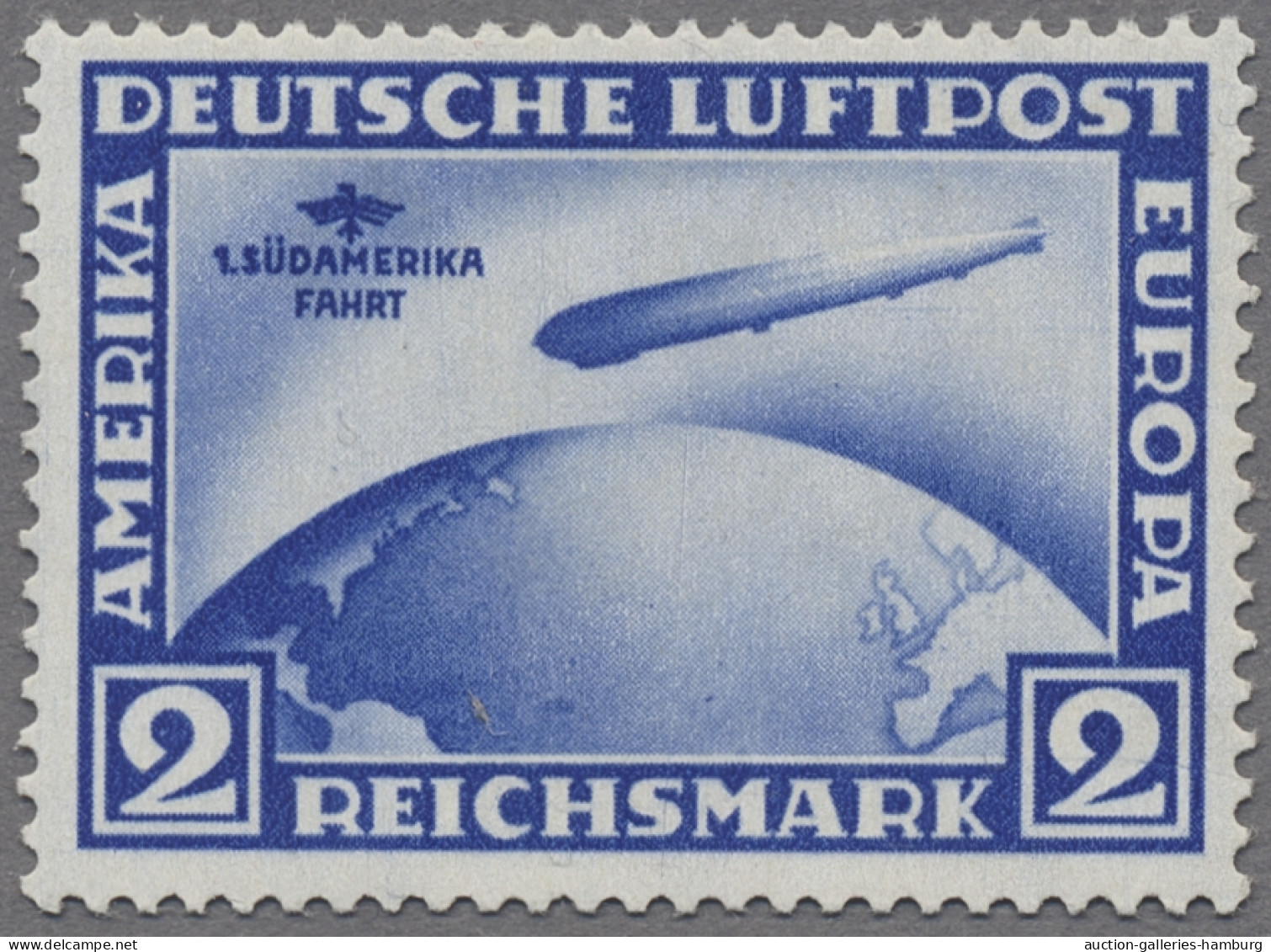 Deutsches Reich - Weimar: 1930, Südamerikafahrt, Beide Werte 2 Und 4 RM. Mit Wz. - Unused Stamps