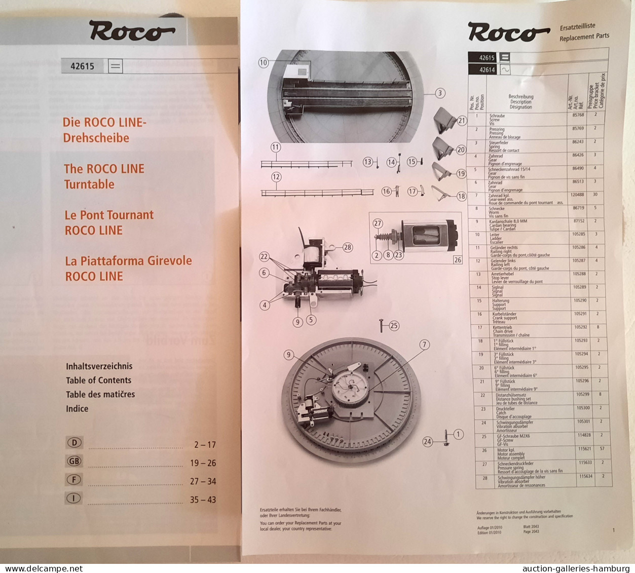 Varia (im Briefmarkenkatalog): ROCO-MODELLBAHN; Funktionstüchtige Elektro-Drehsc - Autres & Non Classés