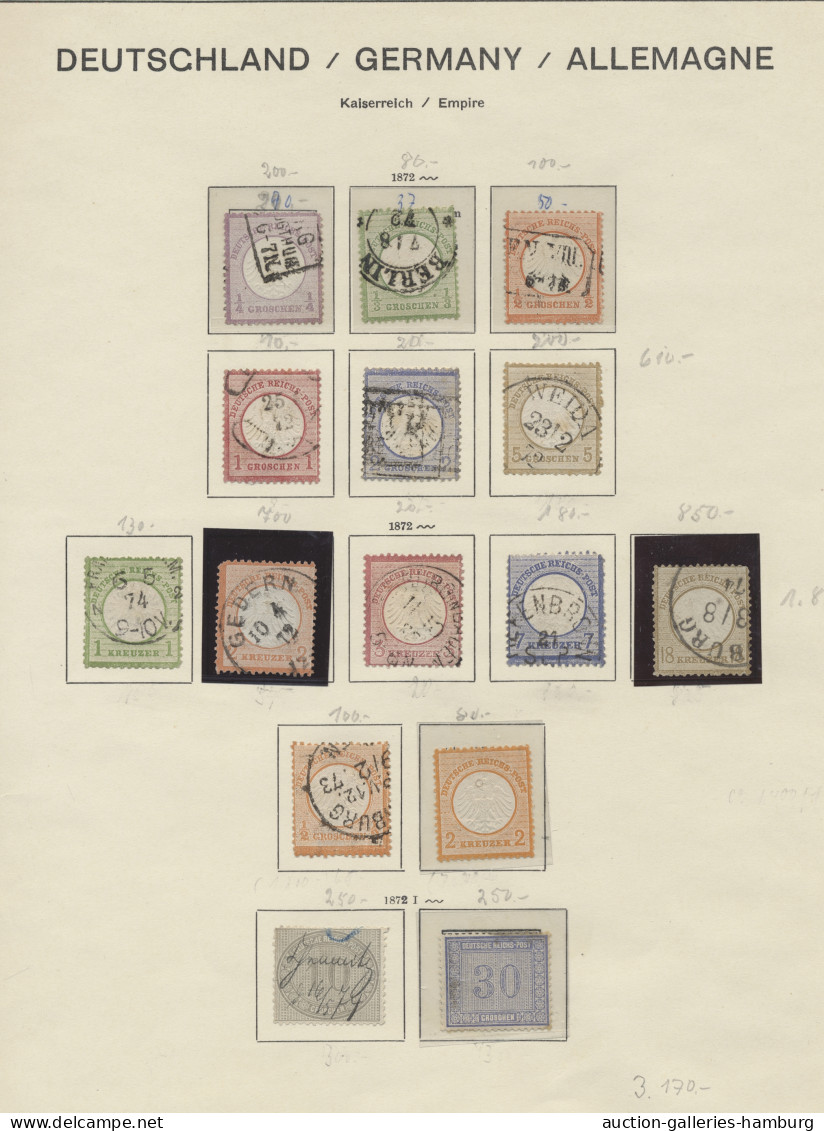 Liquidationsposten: Deutsches Reich - 1872-1945, In Unterschiedlichen Erhaltunge - Stamp Boxes