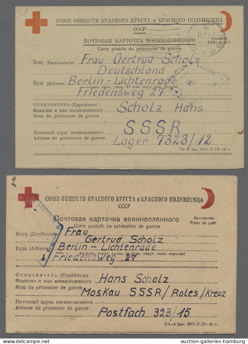 Liquidationsposten: Kriegsgefangenen-Lagerpost - 1946-1972, Deutsche Kriegsgefan - Stamp Boxes