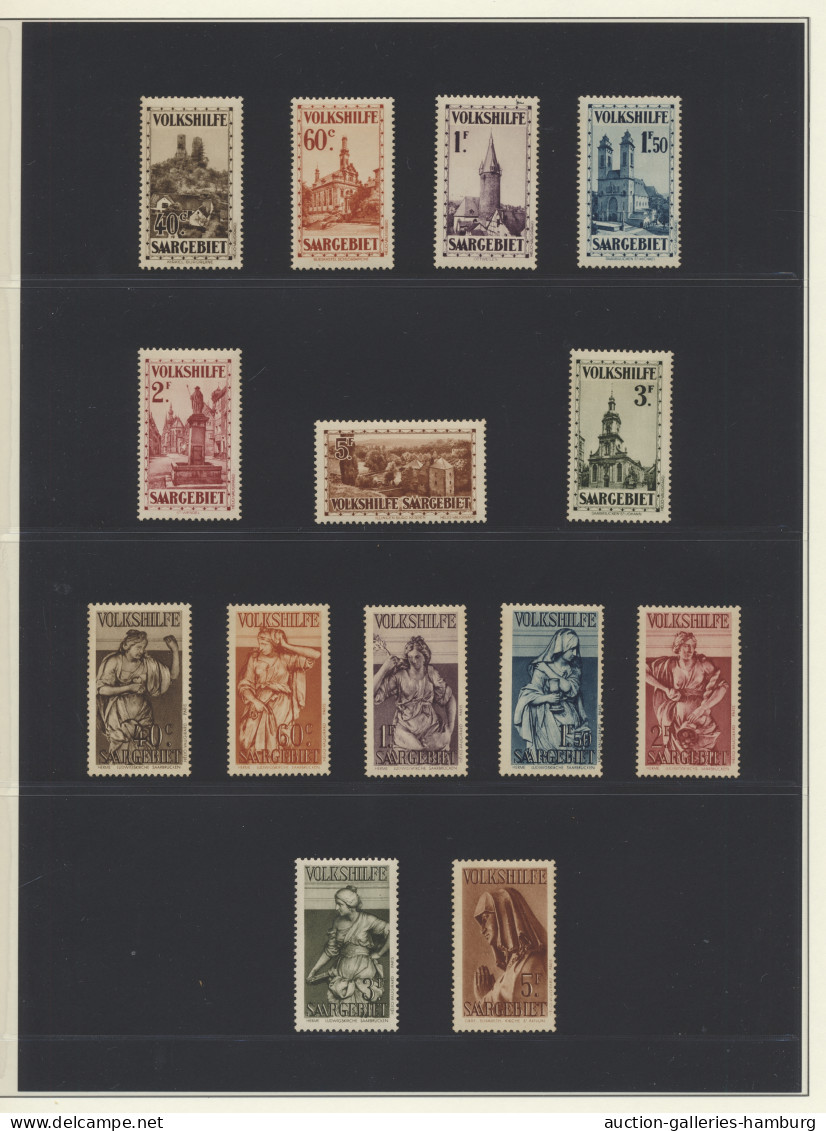 Liquidationsposten: Deutsche Abstimmungsgebiete: Saargebiet - 1920-1959, Sammlun - Stamp Boxes