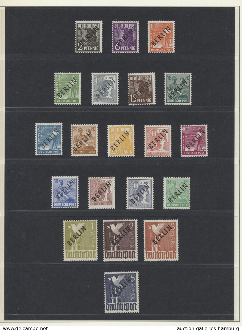 Liquidationsposten: Berlin - 1948-1990, Augenscheinlich Komplette überwiegend Ge - Stamp Boxes