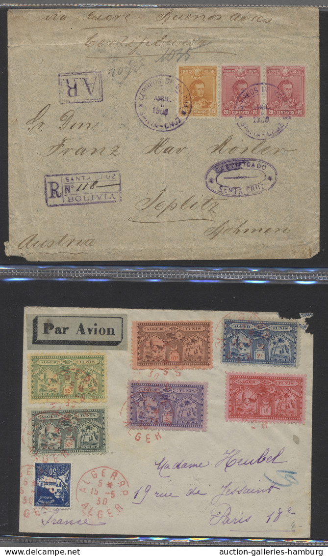 Liquidationsposten: Übersee - Ca. 1880-1962, Interessante Mischung Mit Teils Höh - Stamp Boxes