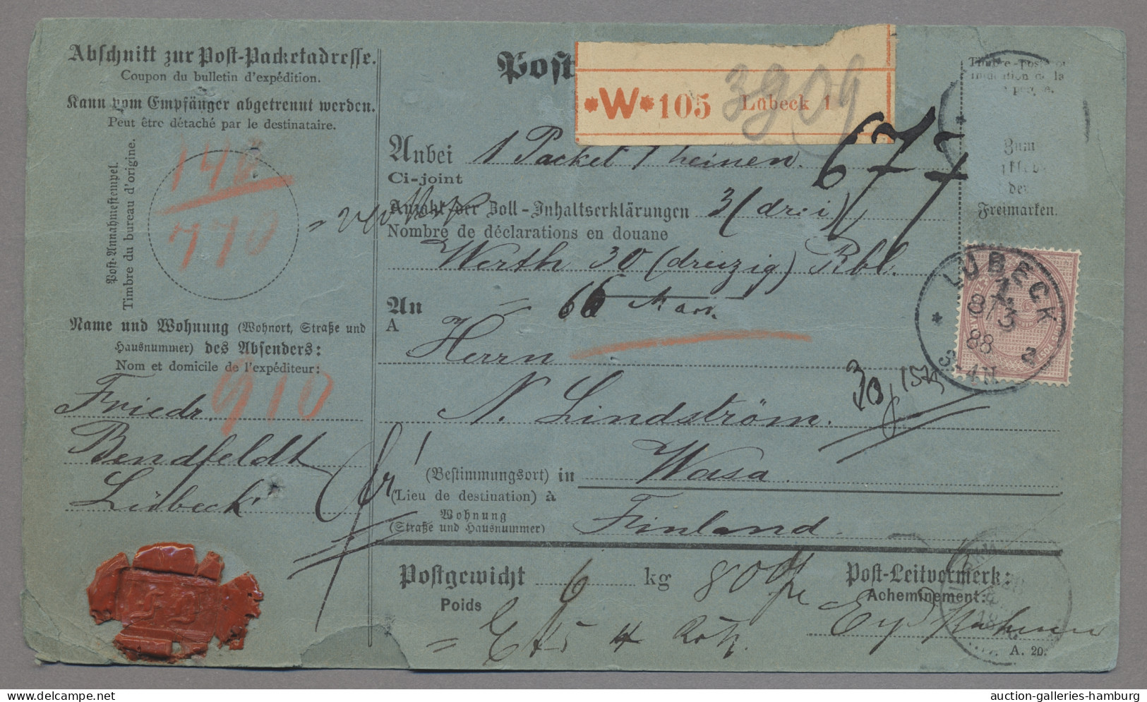 Deutschland: 1888-1992, Partie Von Etwa 100 Belegen Mit U.a. Deutschem Reich, Bu - Collections