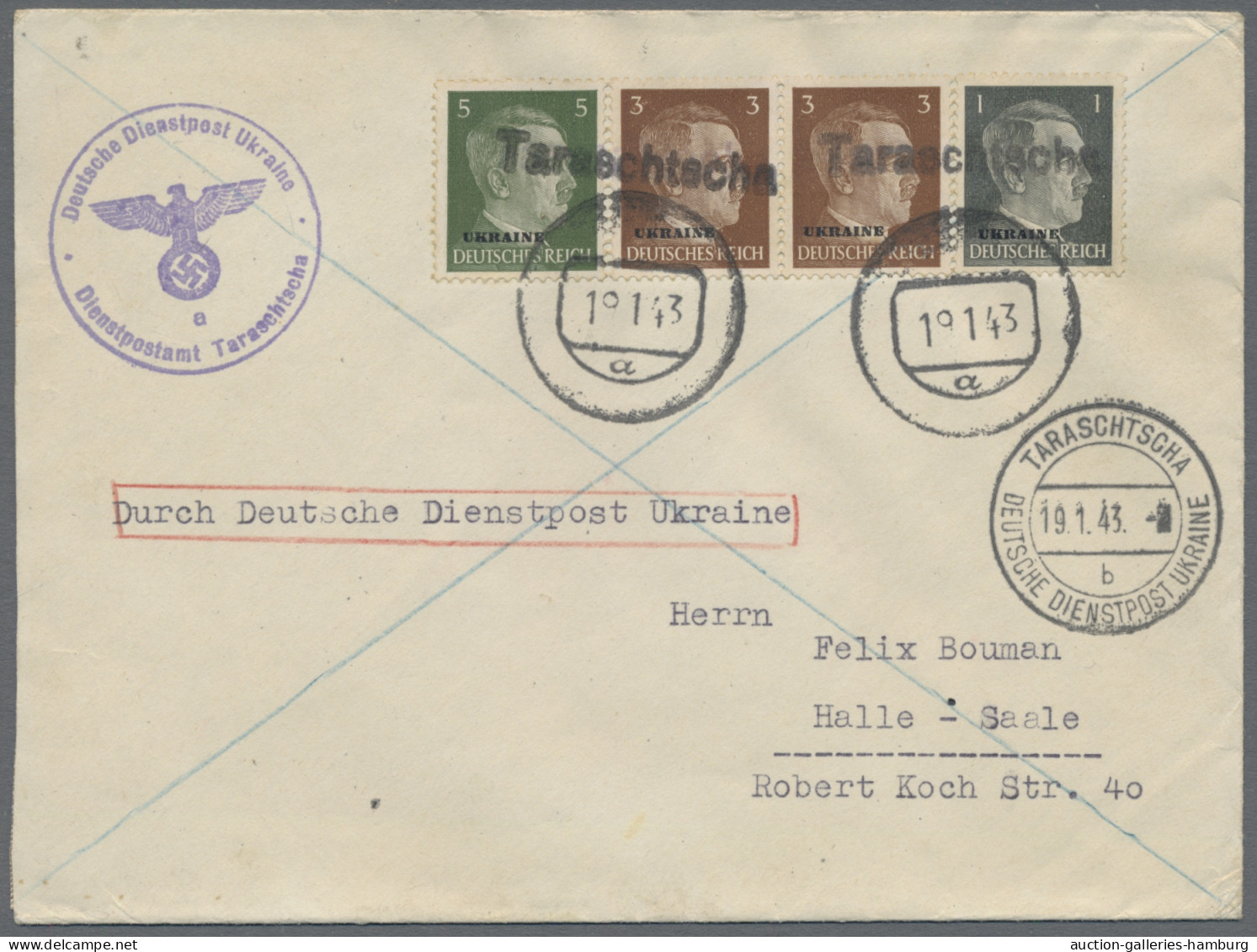 Deutsches Reich: 1880-1944 (ca.), Partie Von Etwa 250 Belegen Mit U.a. Ansichtsk - Collections