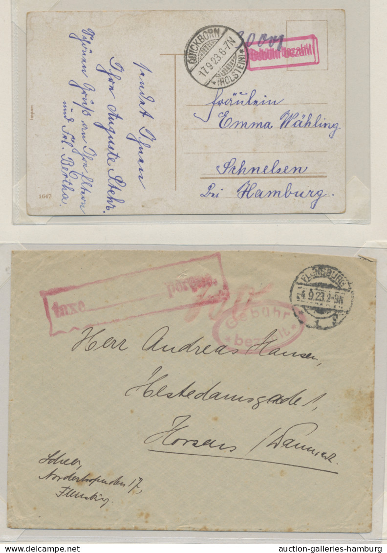 Deutsches Reich - Inflation: 1916-1923, überwiegend Gestempelte Sammlung Ab Mi.N - Collections