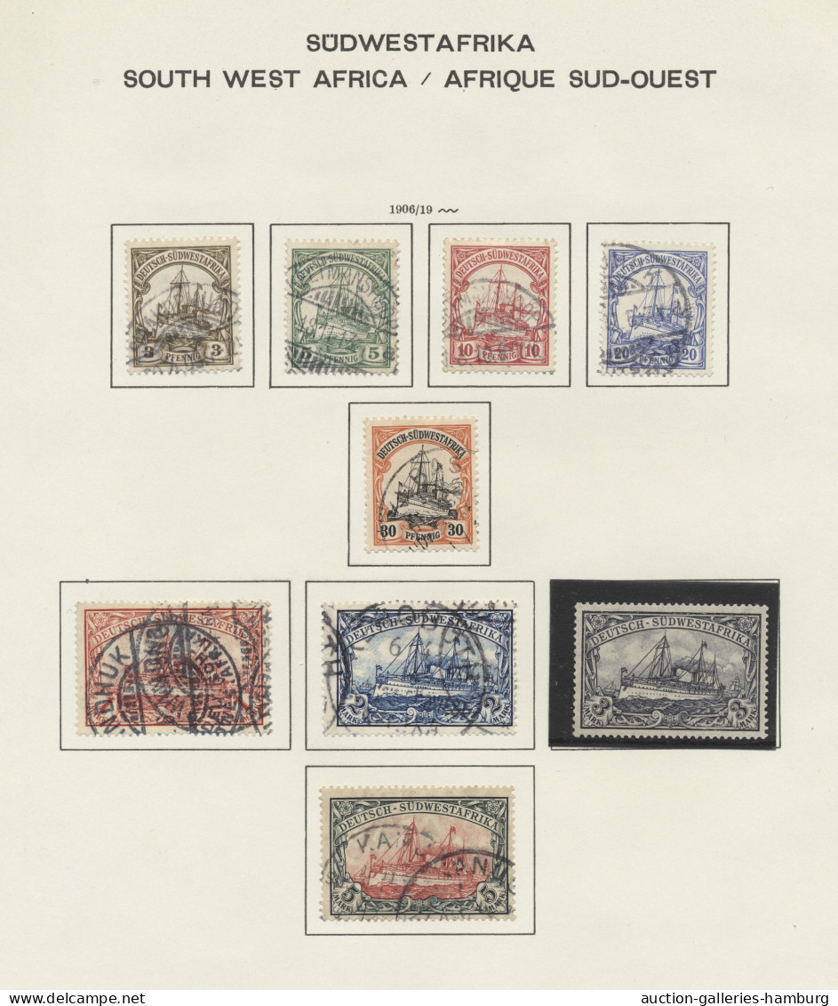 Deutsches Reich - Nebengebiete: 1897/1920 sehr interessante Sammlung mit Allenst
