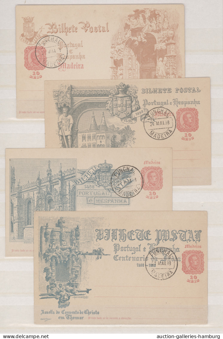 Funchal: 1898/1910, Assortment Of 19 Covers/cards, Comprising 17 Different Stati - Funchal