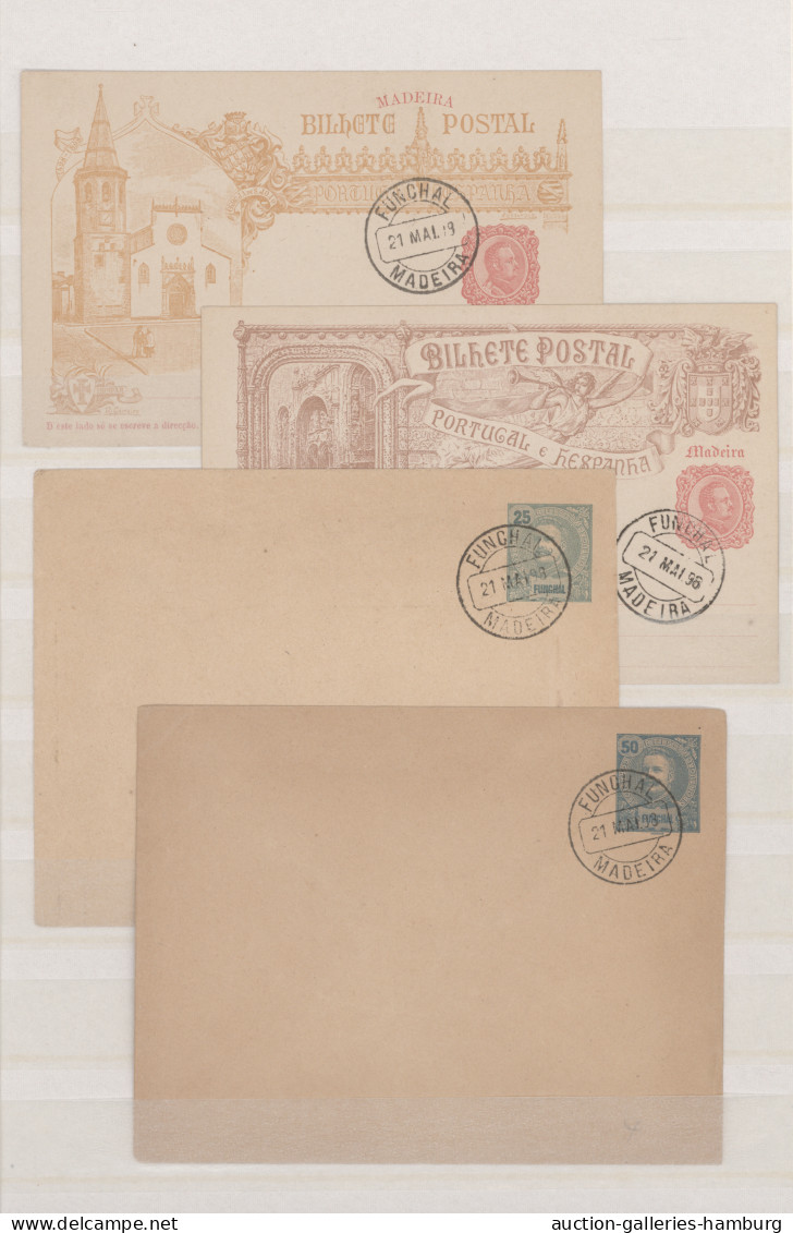 Funchal: 1898/1910, Assortment Of 19 Covers/cards, Comprising 17 Different Stati - Funchal