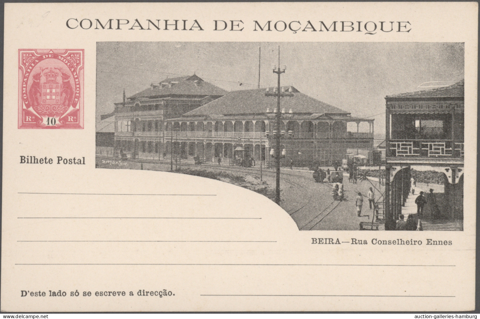 Mozambique: 1893/1926, Mocambique +Mocambique Company, lot of eight used/unused