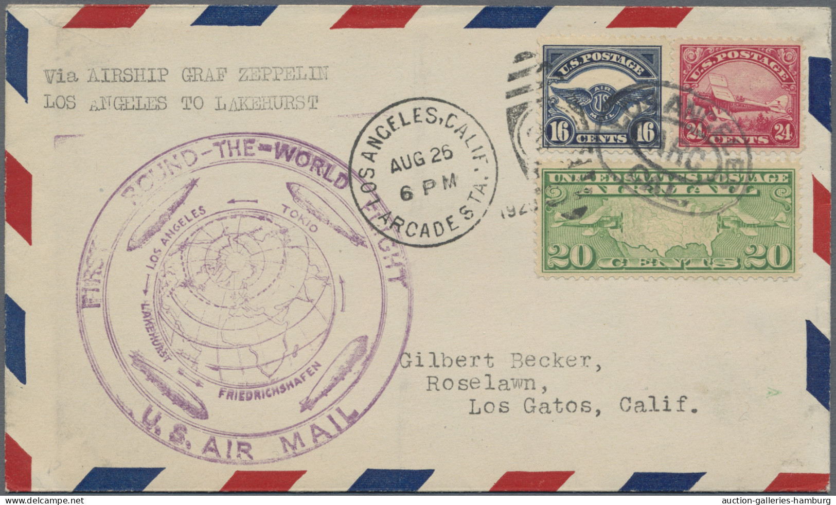 United States: 1926/1950, Mainly Around 1930, Assortment Of Apprx. 212 AIRMAIL C - Covers & Documents