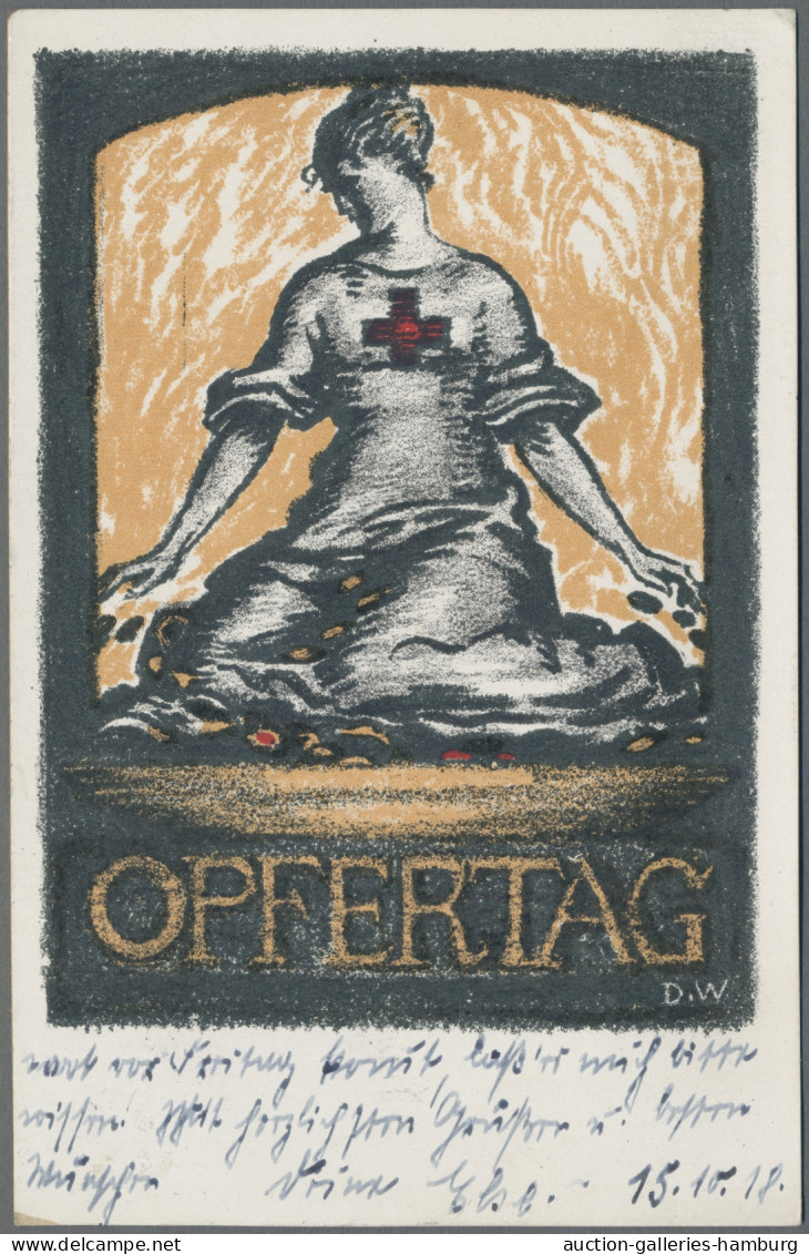 Ansichtskarten: 1900-1922, Partie Von 67 Ansichtskarten Mit U.a. Deutschland, Eu - 500 Postcards Min.