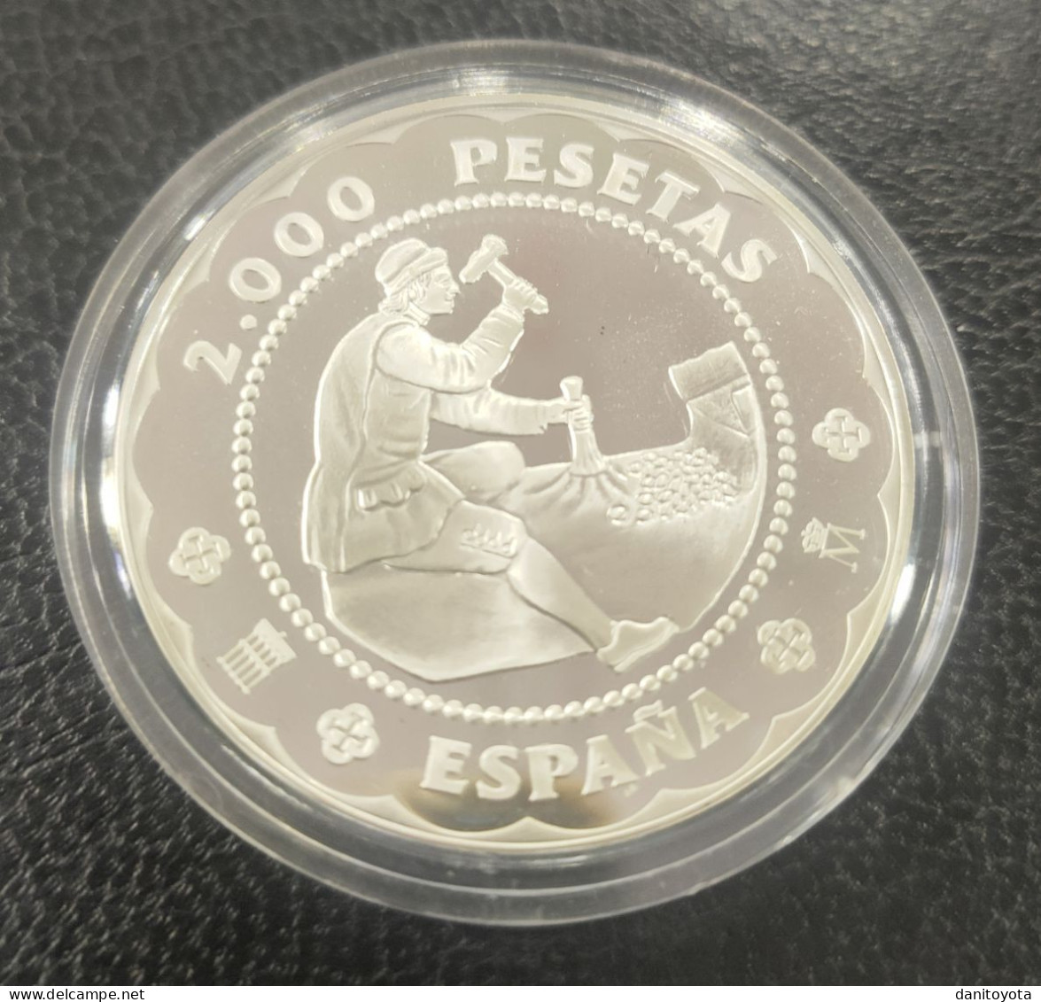 ESPALA. AÑO 2001. 2000 PTAS PLATA CASA DE LA.MONEDA DE SEGOVIA. - 2 000 Pesetas