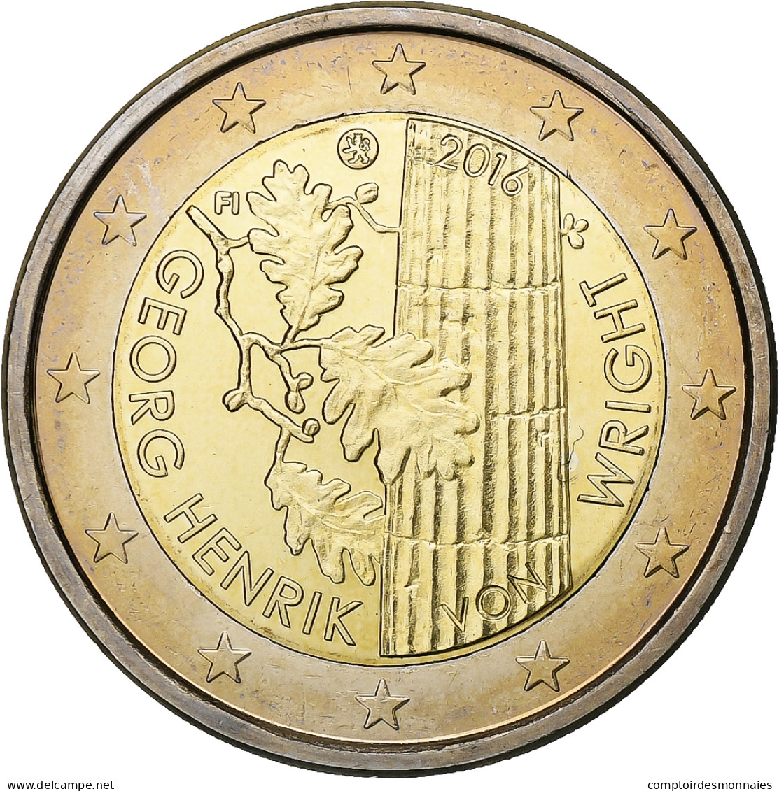 Finlande, 2 Euro, 2016, Vantaa, Bimétallique, SPL - Finland