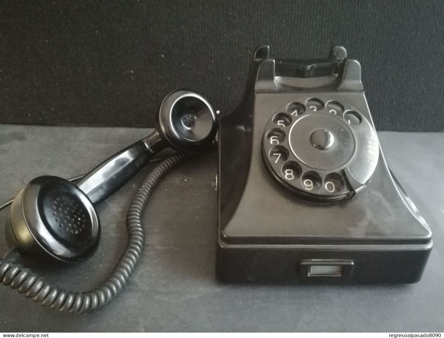 Teléfono Baquelita Negro De Los Años 60. Año 1963 Téléphone Telephone Phone - Telephony