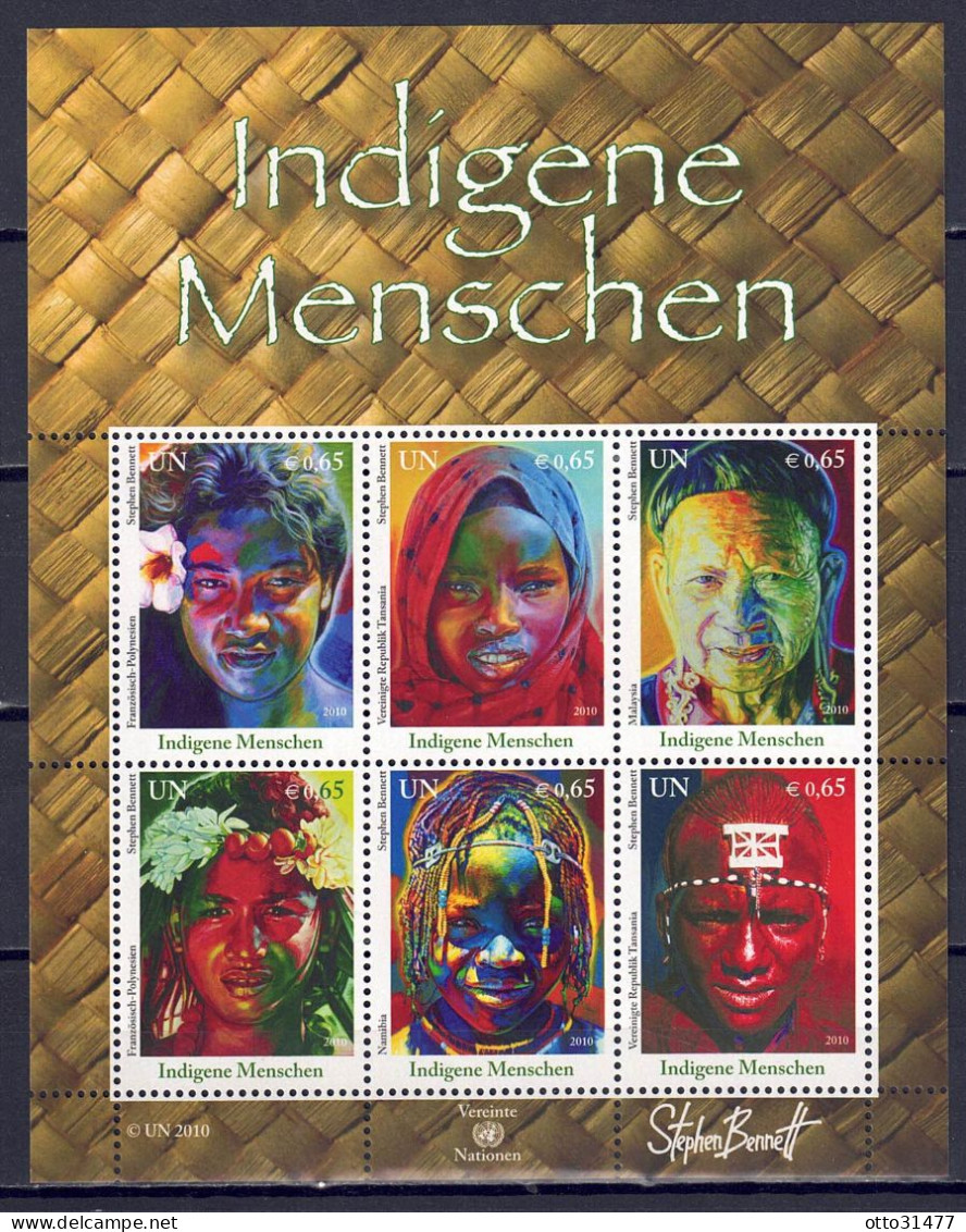 UNO Wien 2010 - Indigene Menschen (II), Block 29, Postfrisch ** / MNH - Neufs