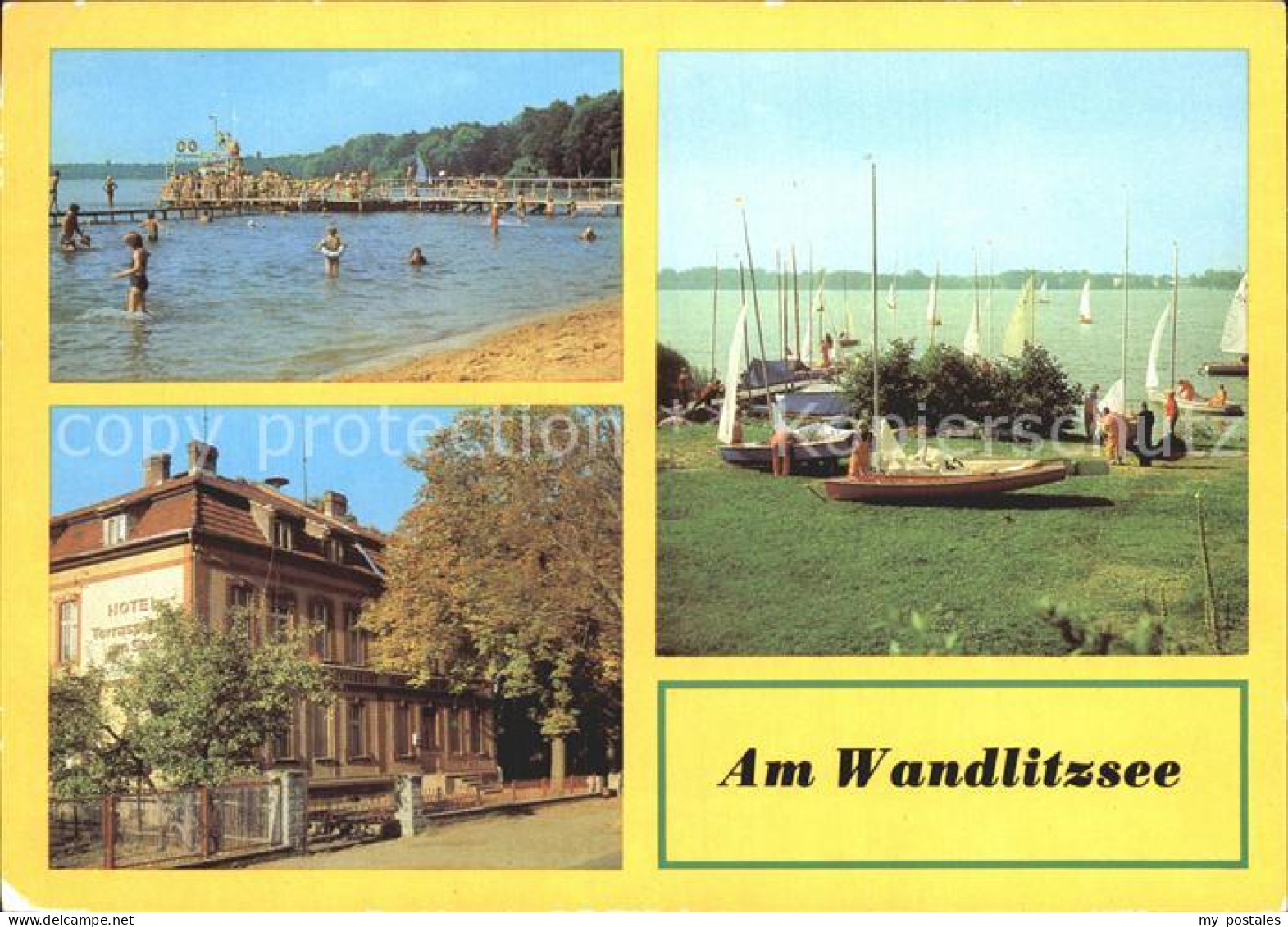 72382529 Wandlitz Strandbad Hotel Terrassen Am See Seglerhafen SG Wandlitzsee Wa - Wandlitz