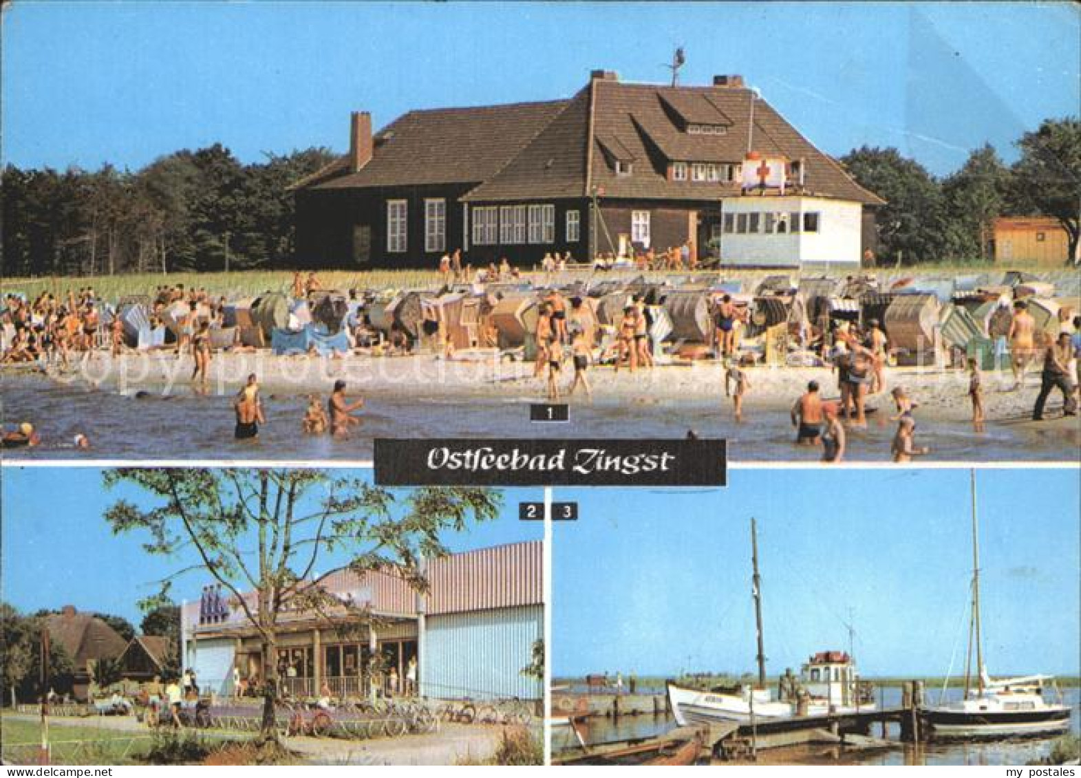 72382515 Zingst Ostseebad HO Gaststaette Kurhaus HO-Kaufhalle Hafen  Zingst - Zingst