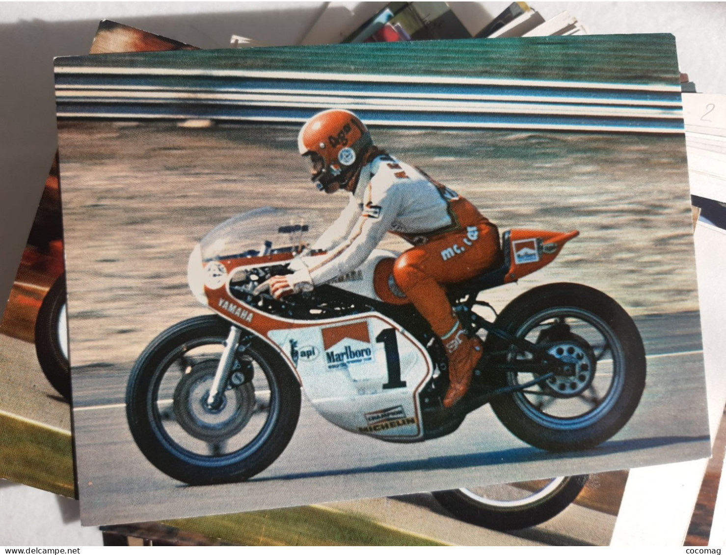 Moto YAMAHA OW41 GIACOMO AGOSTINI DIJON 18  AVRIL 1976 - Sport Moto