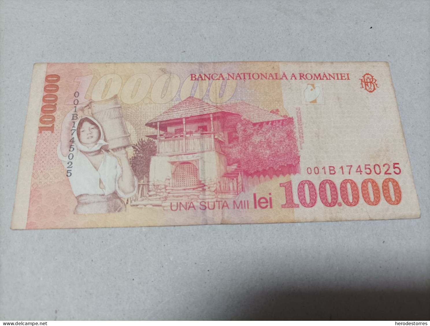 Billete De Rumania De 100000 Lei, Año 1998 - Romania