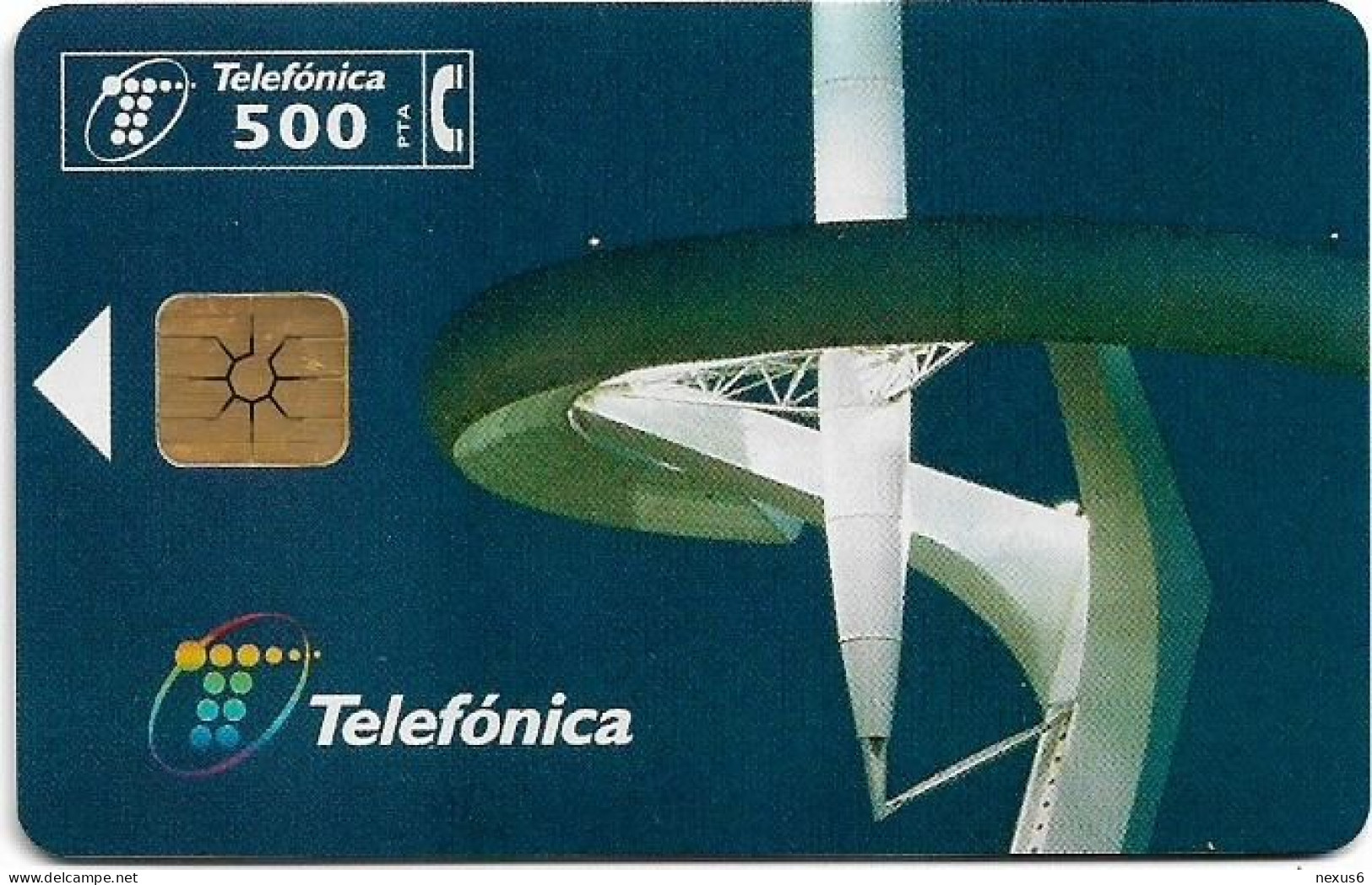 Spain - Telefonica - Torre Calatrava - P-341 - 06.1998, 5.000ex, Used - Privatausgaben