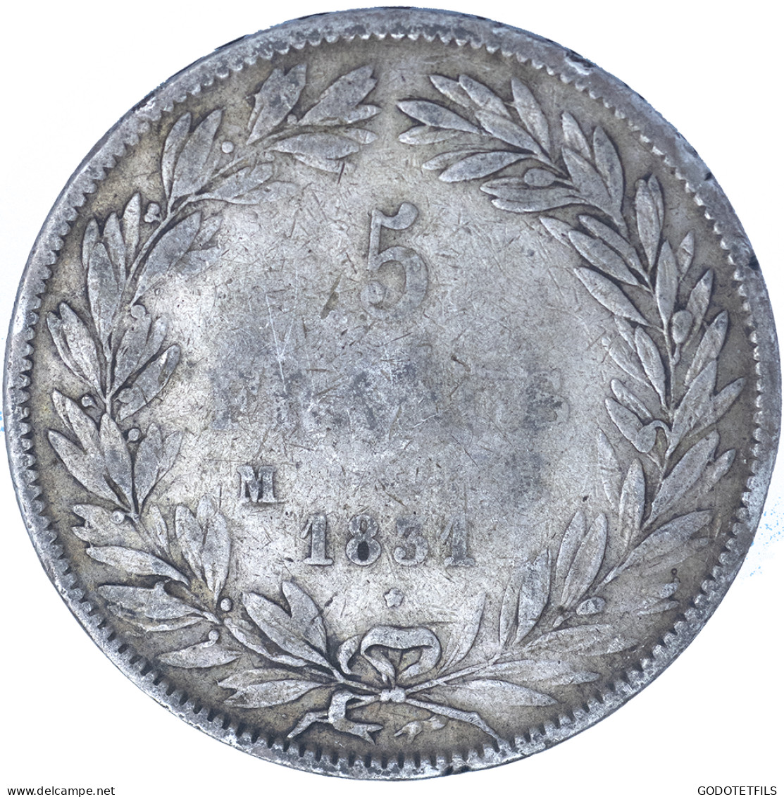 Louis-Philippe- 5 Francs 1831 Toulouse - 5 Francs