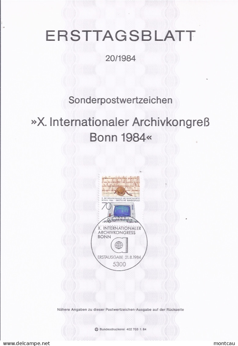 Germany ETB # 20 / 84 Mi: 1224 - Other & Unclassified