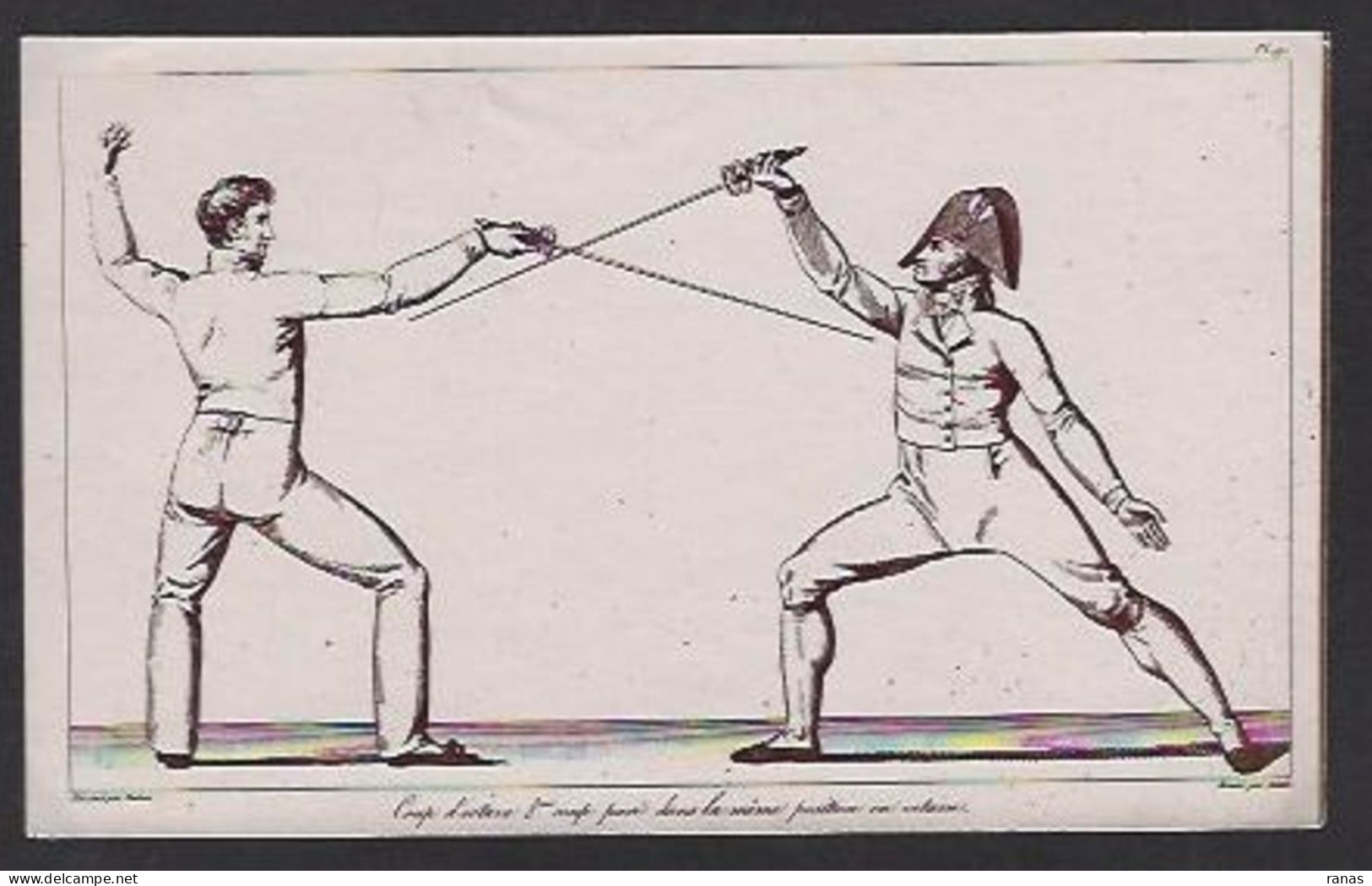 CPA Escrime épée Fleuret Carte Photo Non Circulé - Fencing