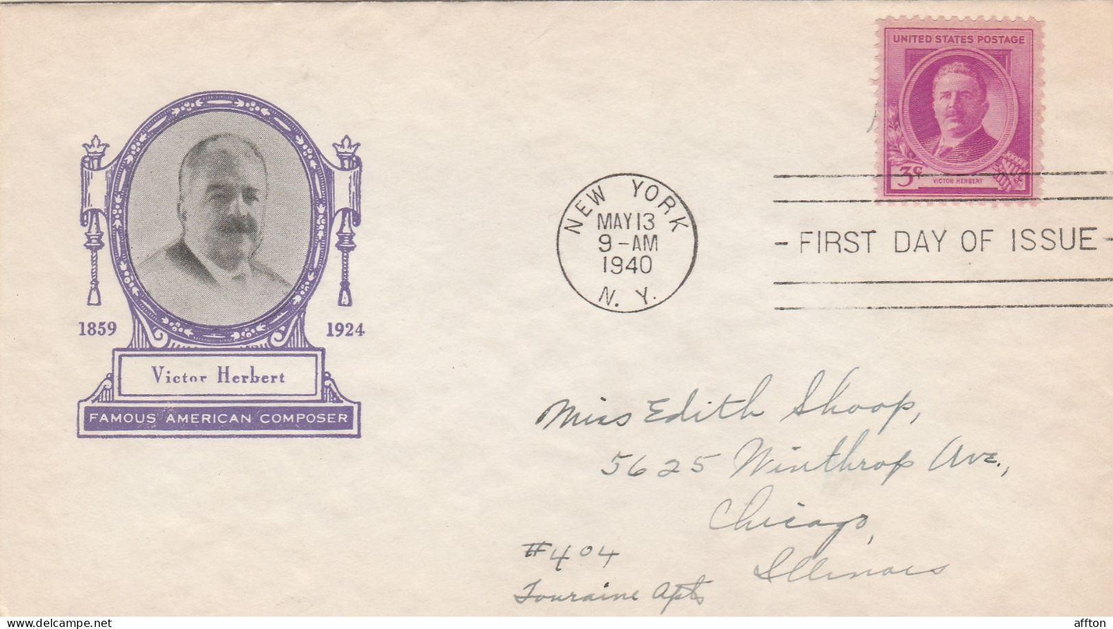 United States 1940 FDC Mailed - 1851-1940