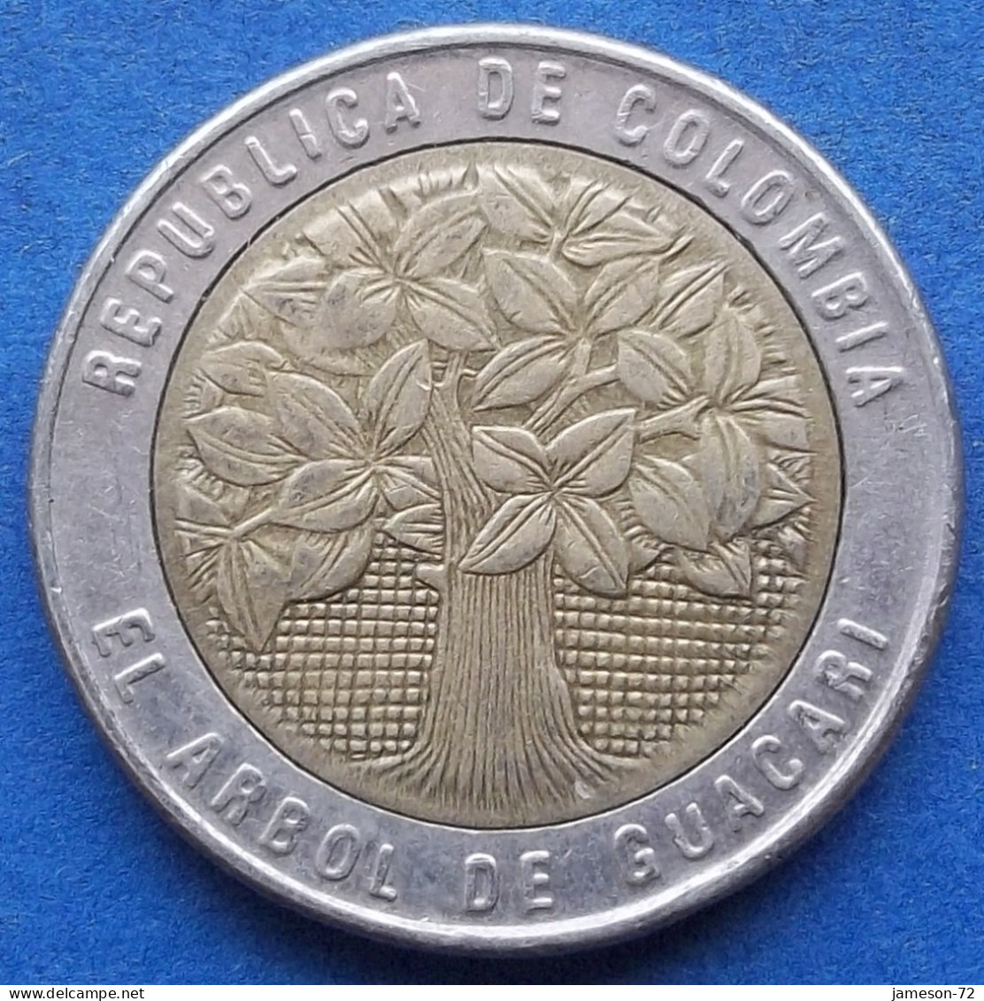 COLOMBIA - 500 Pesos 2003 "Guacari Tree" KM# 286 Republic - Edelweiss Coins - Colombie