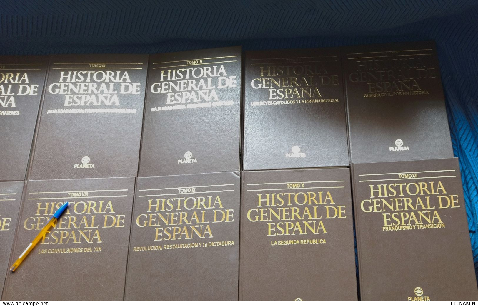 LIBROS HISTORIA GENERAL DE ESPAÑA COMPLETA - 12 Tomos - Planeta - Escrita Y Dirigida Por RICARDO DE LA CIERVA - 1980 - Ontwikkeling