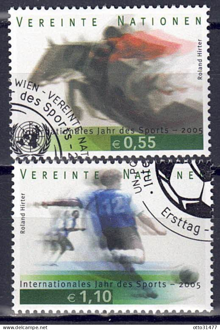 UNO Wien 2005 - Sport, Nr. 441 - 442, Gestempelt / Used - Used Stamps