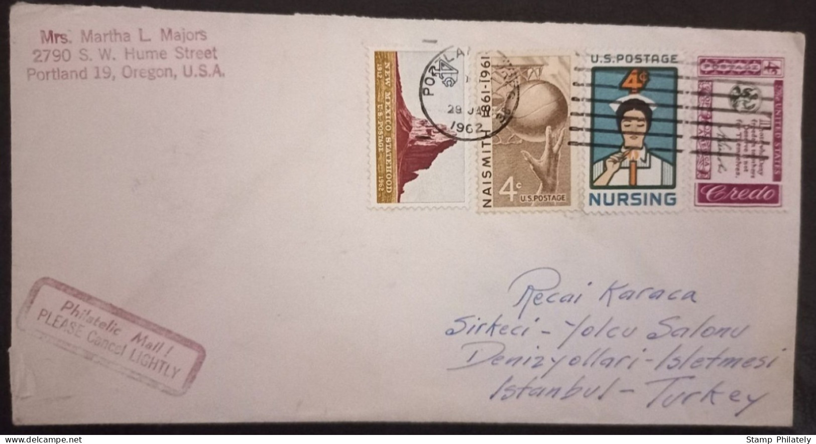 United States Philatelic Mail 1962 Cover - Briefe U. Dokumente