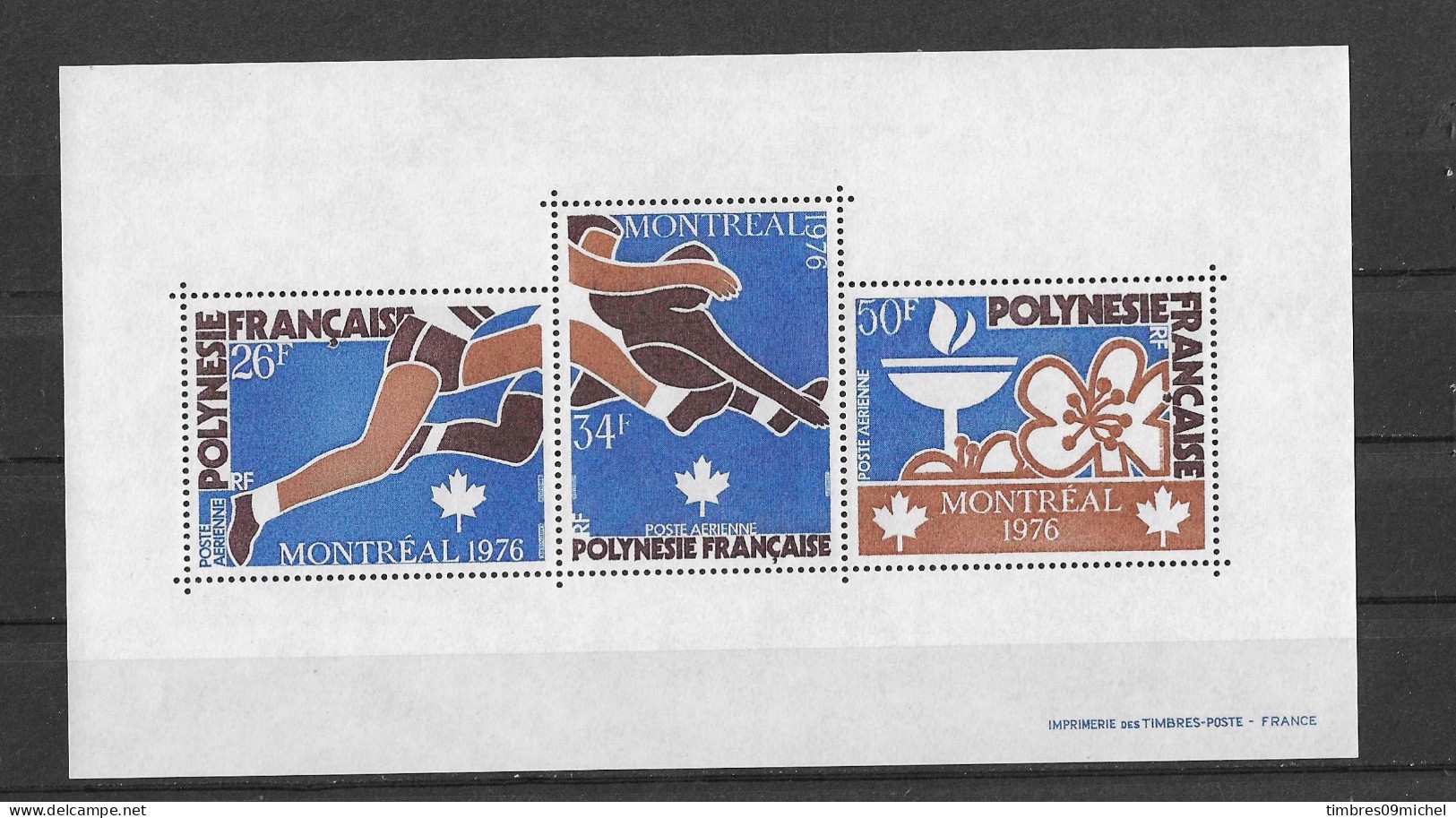 Polynésie  Bloc Feuillet 3** Neuf Sans Charnière - Blocks & Sheetlets