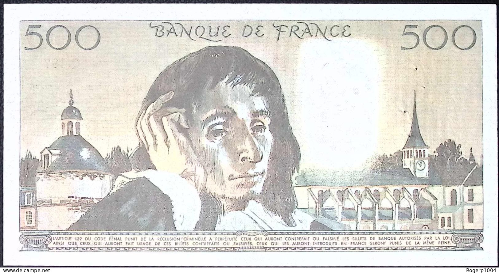 FRANCE * 500 Francs * Pascal * 05/01/1984 * Fay 71.30 * Etat/Grade SUP+/XXF * - 500 F 1968-1993 ''Pascal''